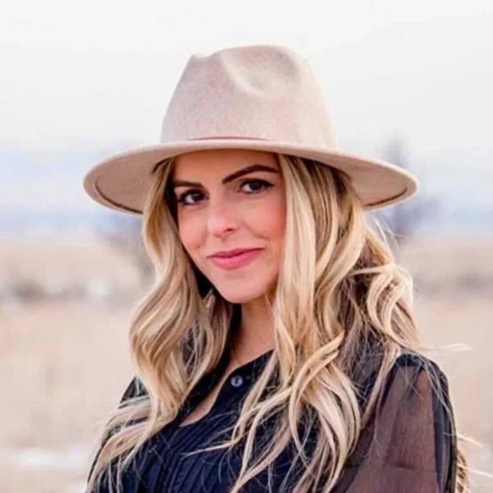 Fall Fedora Hat With Belt